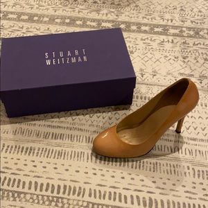 Nude patent Stuart weitzman heels